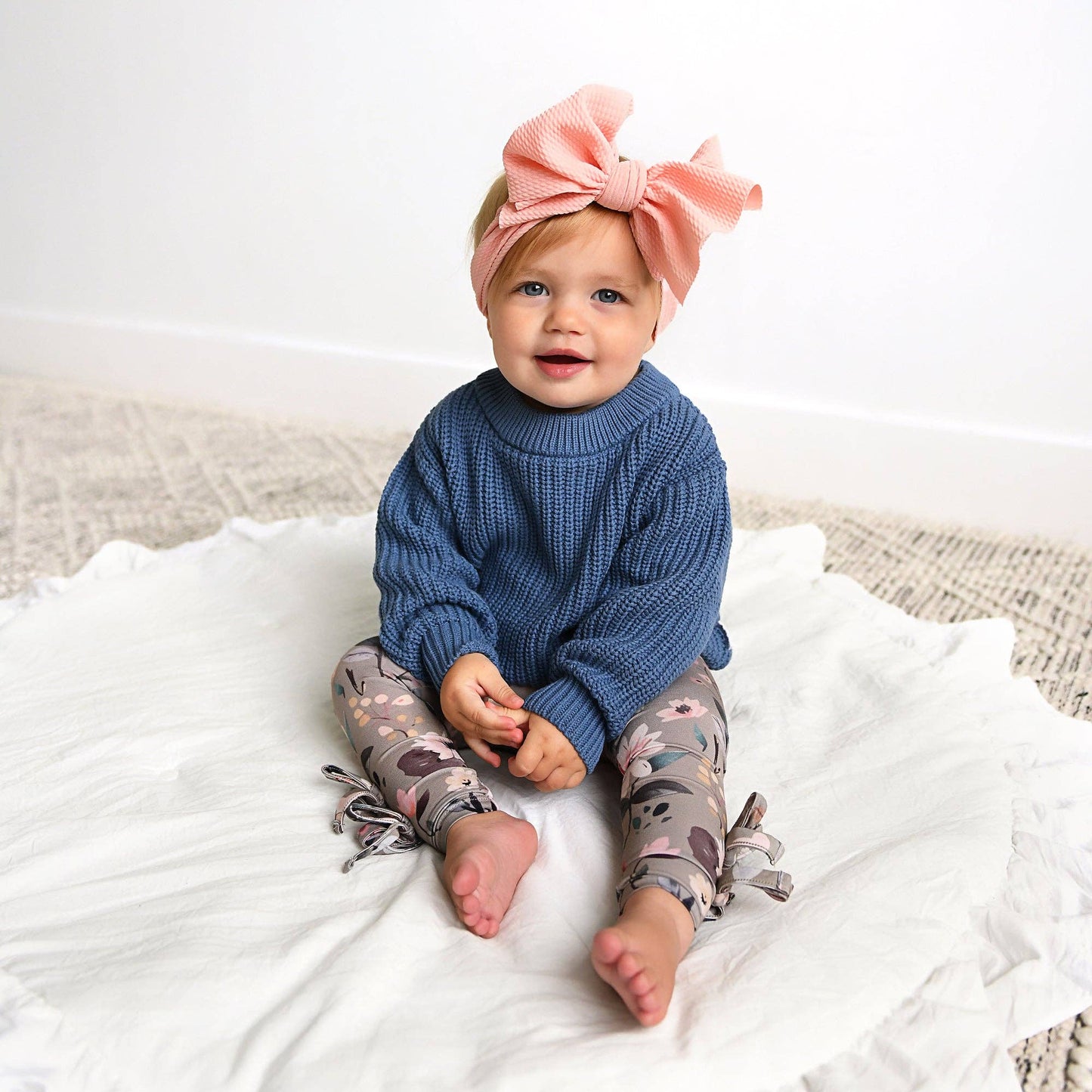 Steel Blue Sweater | Gigi & Max
