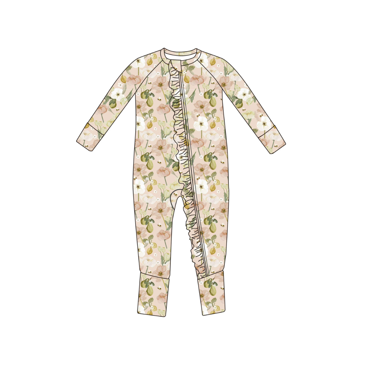 Posey Convertible Ruffle Romper | Emi Lei