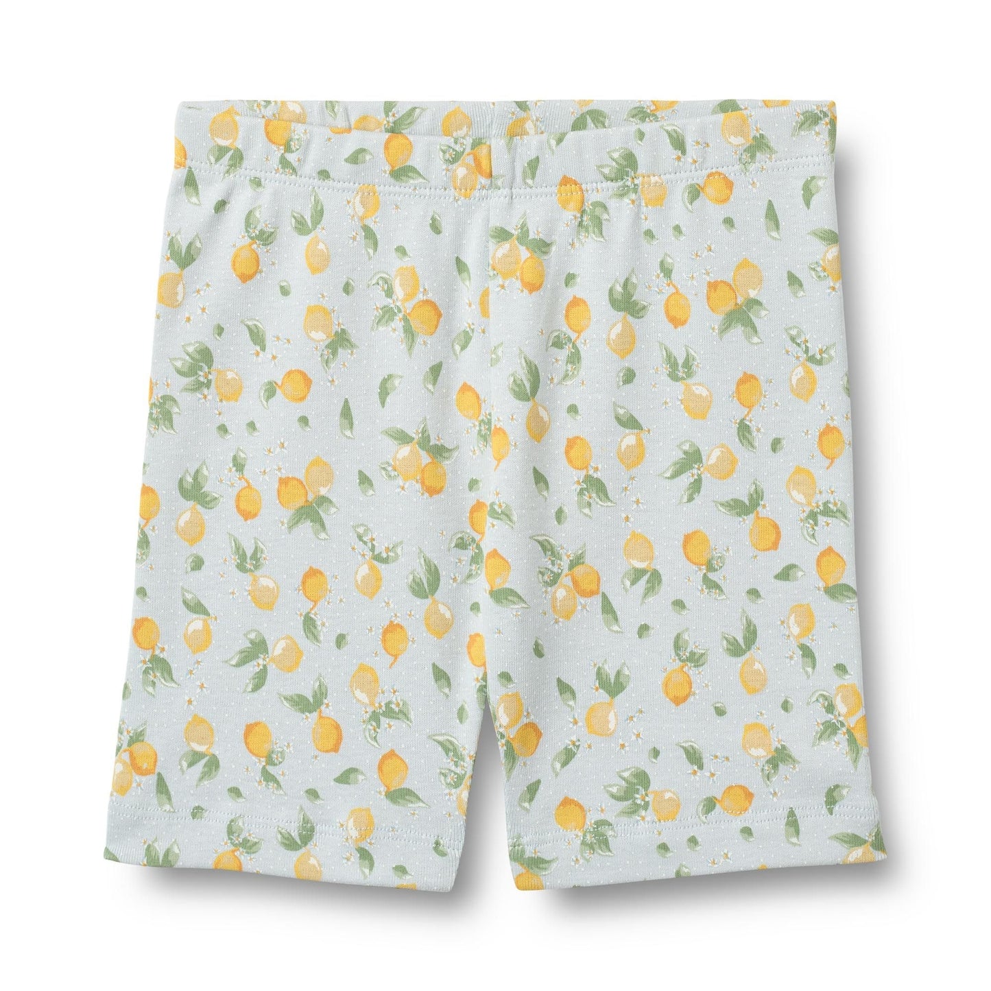 Anne Bike Shorts - Summer Blue Citrus | Wheat