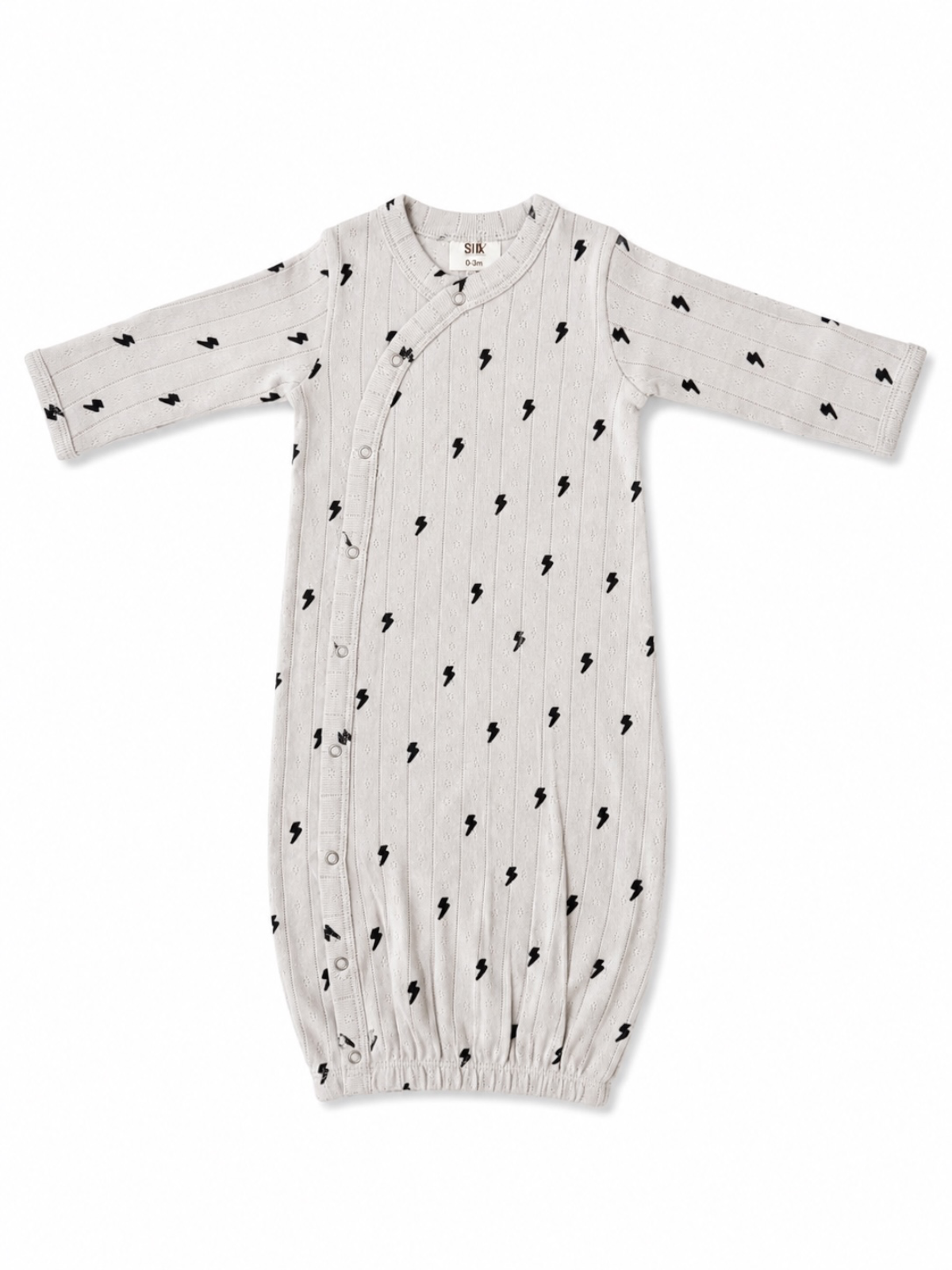 Lightning Bolts Pointelle Gown | Siix Collection