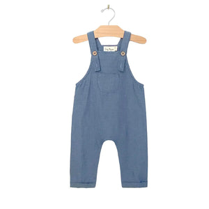 Chambray Long Overalls | City Mouse