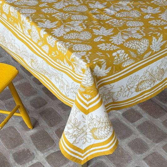 Fallscape Tablecloth | Mahogany
