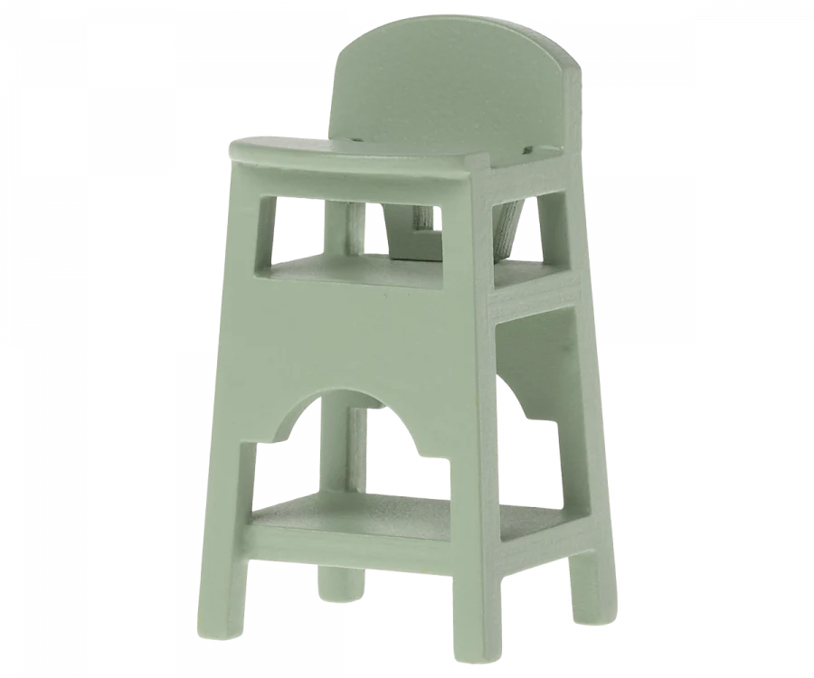 Baby Mouse High Chair (Mint) | Maileg