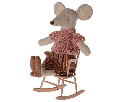 Dark Powder Rocking Chair | Maileg