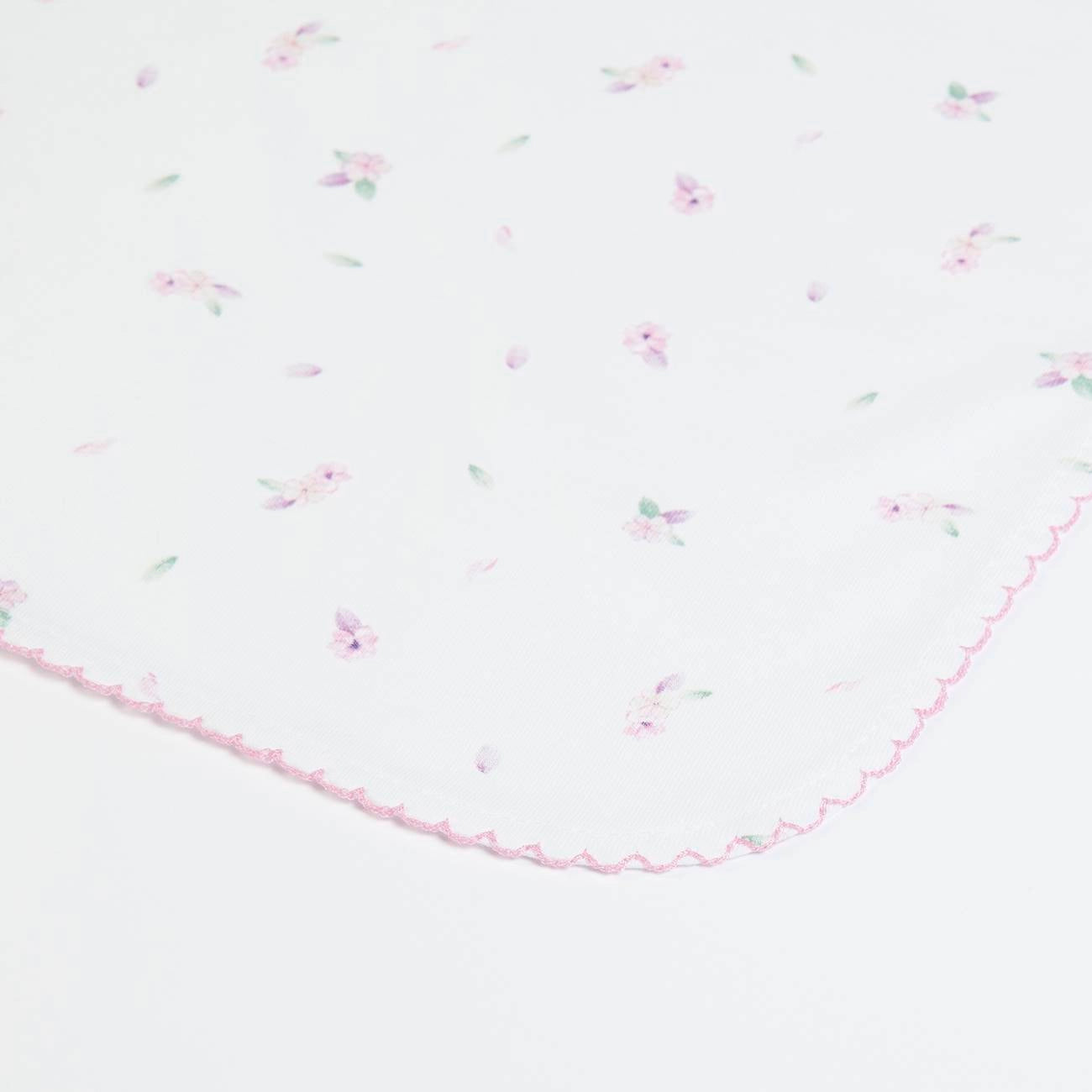 Organic Pink Floral Blanket | FS Baby