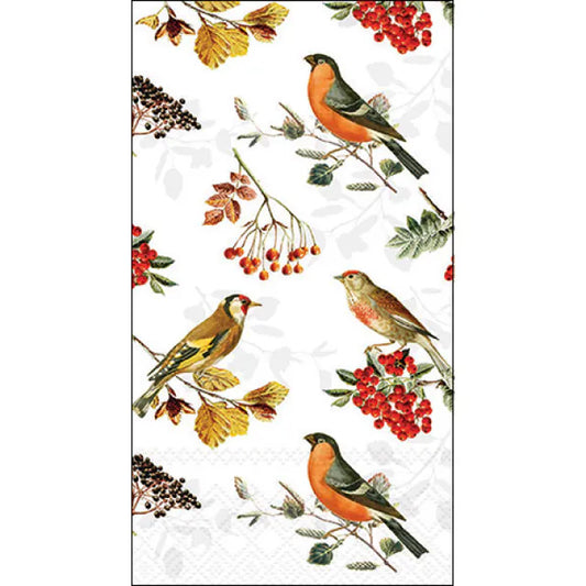 Autumn Birds Guest Napkin | Ambiente