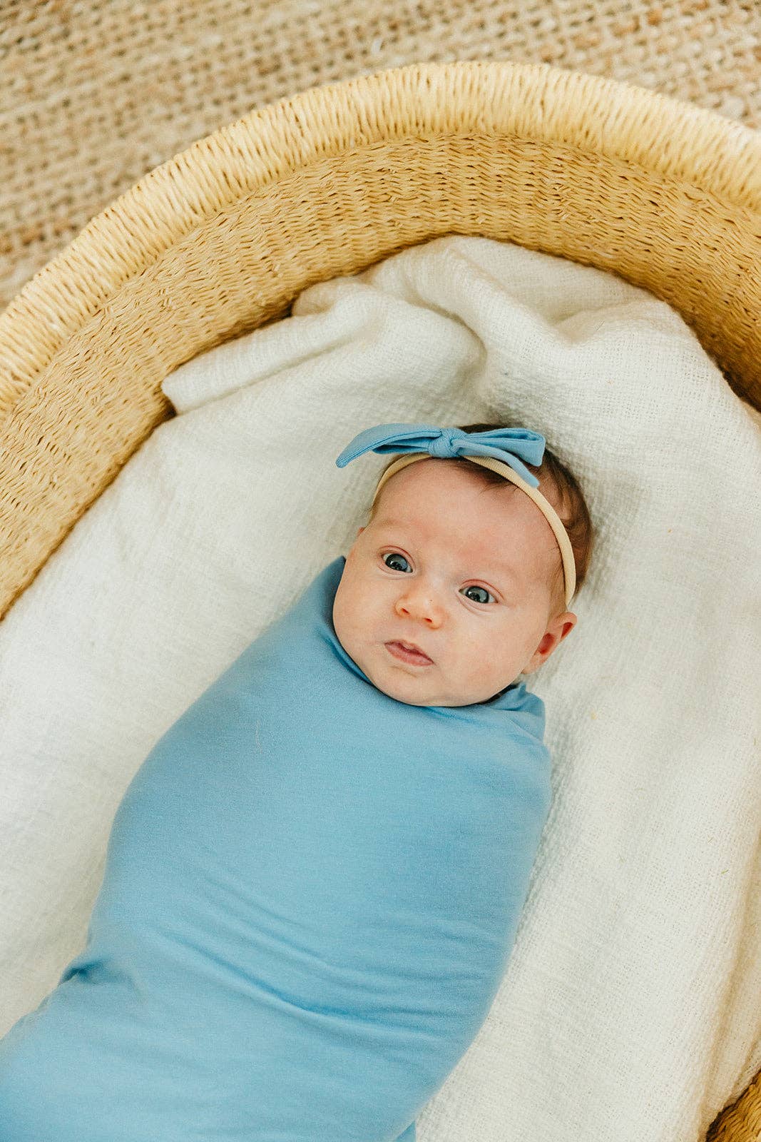 Robin Ribbon Baby Bow | Copper Pearl