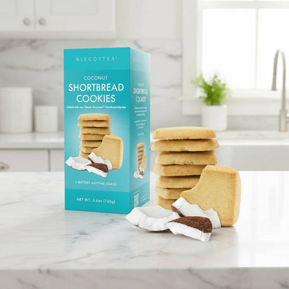 Coconut Shortbread | Biscottea Baking Co.