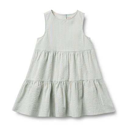 Summer Sky Stripe Louise Dress | Wheat