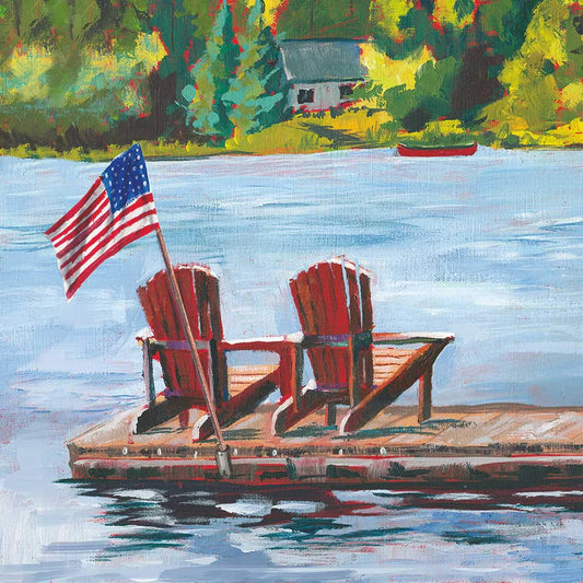Lakeside Americana Cocktail Napkin | PPD
