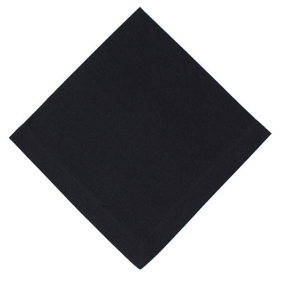 Black Cotton Napkin (Set of 4) | Mahogany
