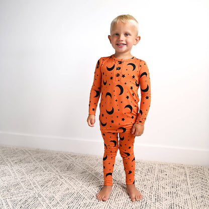 Blaise Orange Moon Lounge Set | Gigi & Max