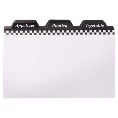 Weatherbee Recipe Cards Dividers | HIC Kitchen