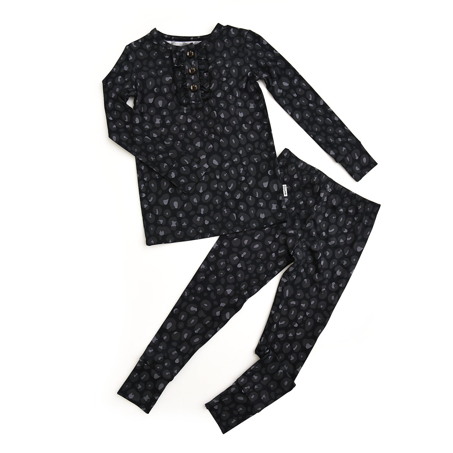 Ash Black Leopard Lounge Set | Gigi & Max