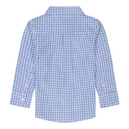 Blue Check Oxford | Andy & Evan