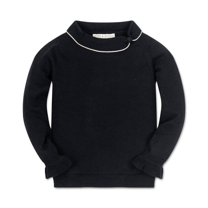 Ruffle Cuff Collar Sweater | Hope & Henry