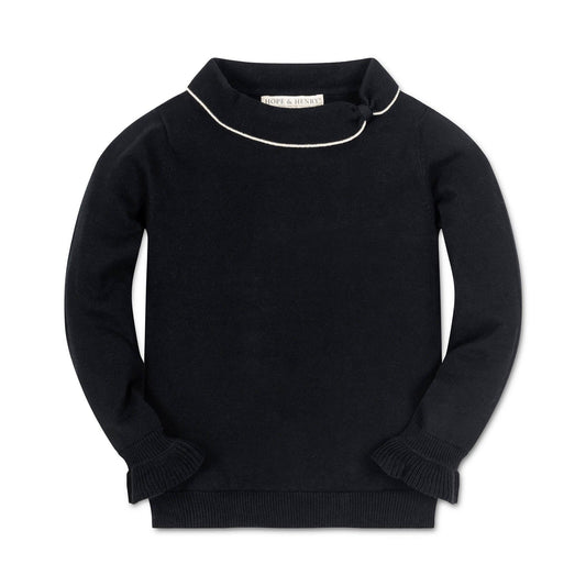 Ruffle Cuff Collar Sweater | Hope & Henry