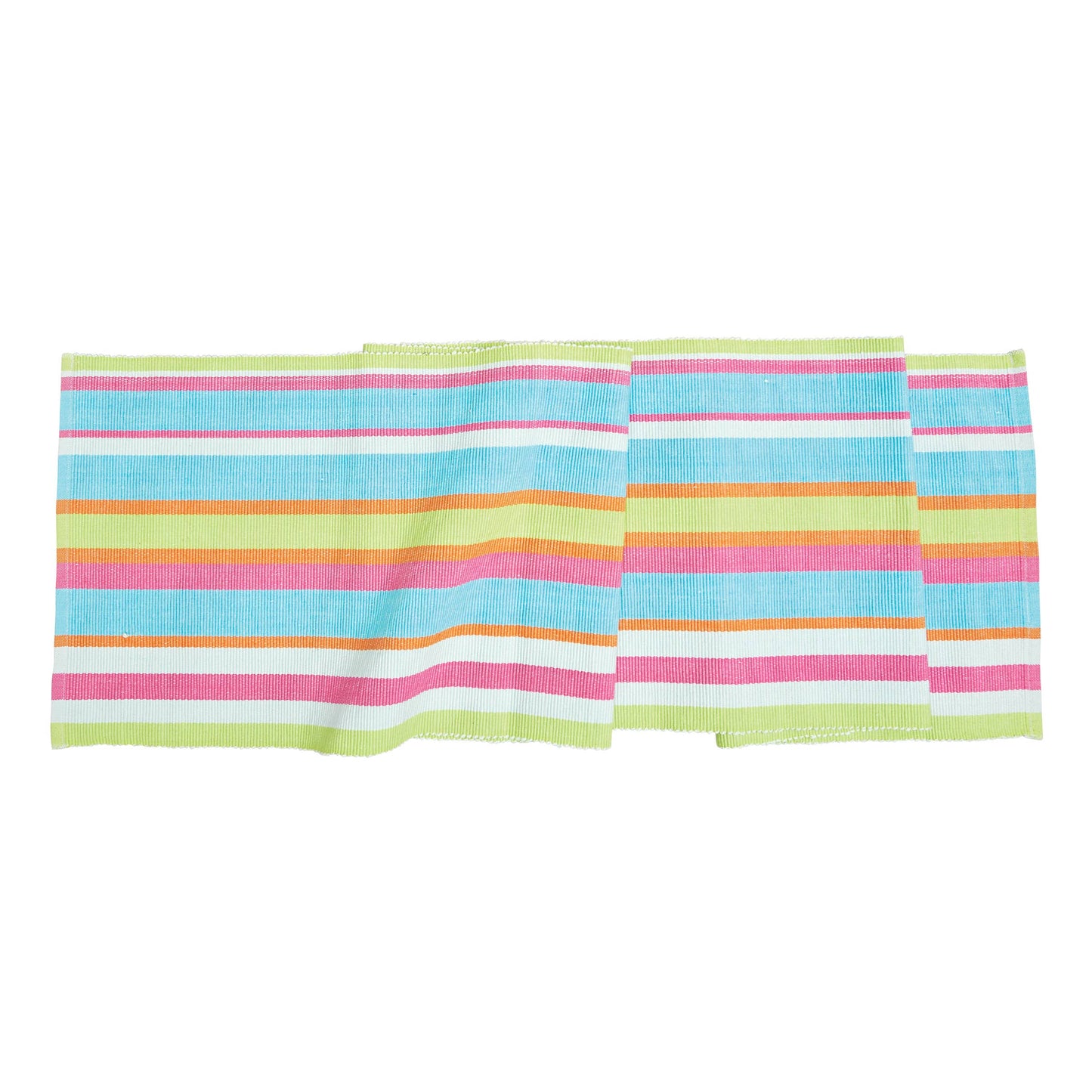 Key Lime Stripe Table Runner | C&F Home