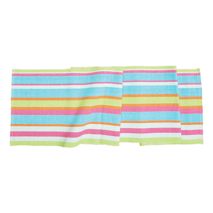 Key Lime Stripe Table Runner | C&F Home