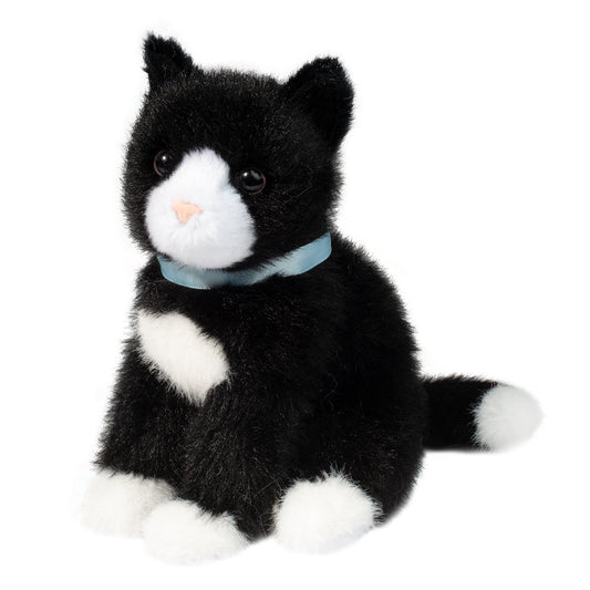 Mini Black & White Cat | Douglas Toys