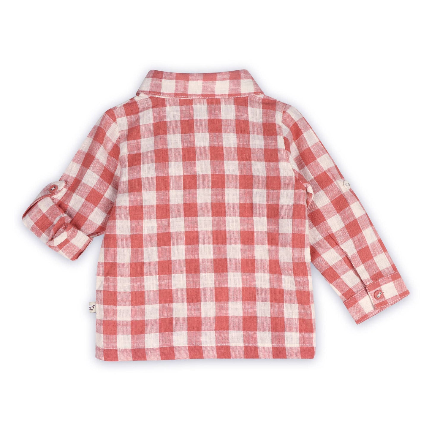 Arden Gingham Shirt & Cord Pant Set | Viverano Organics