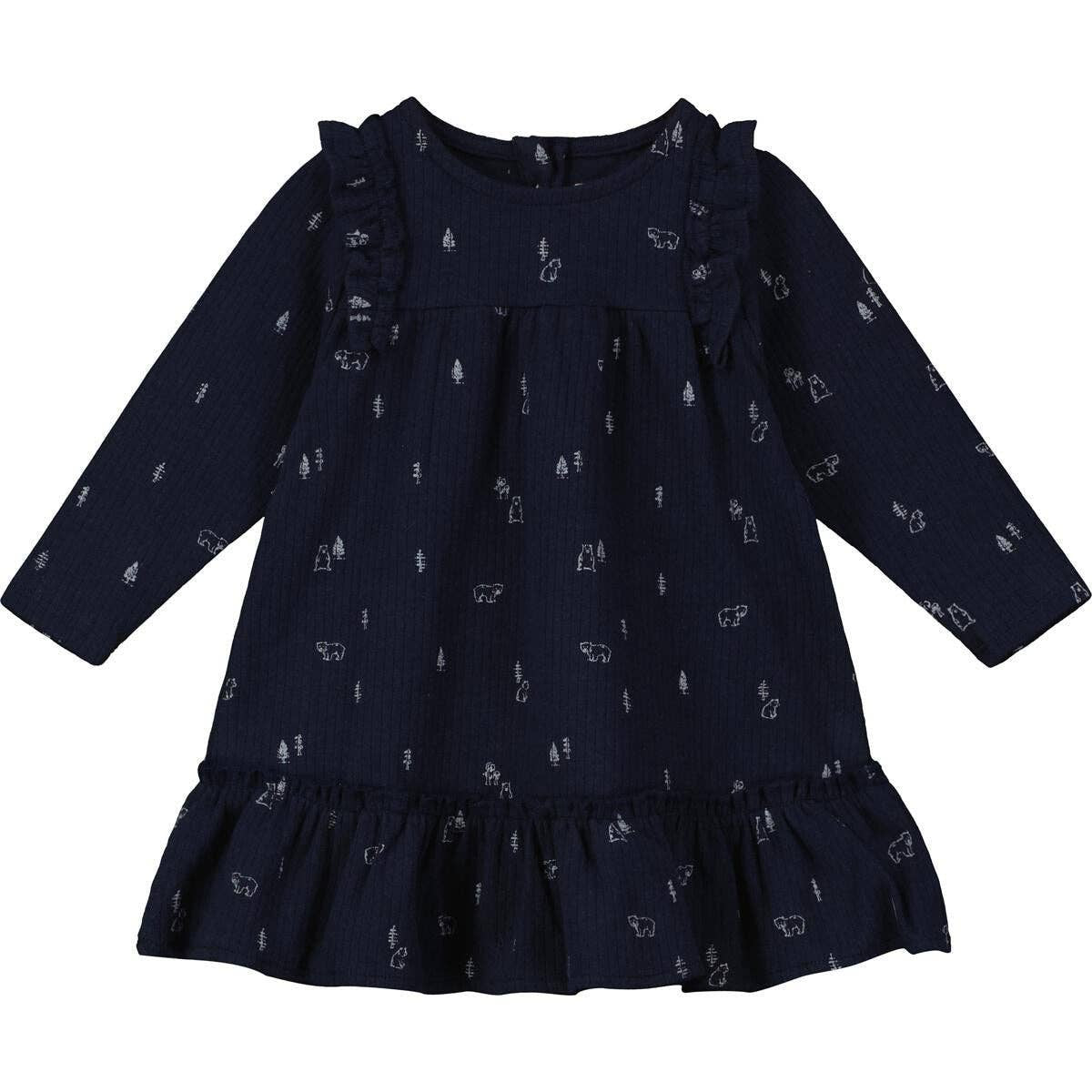 Navy Bears Aswen Dress | Ettie + H