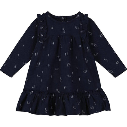 Navy Bears Aswen Dress | Ettie + H