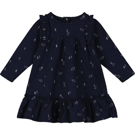 Navy Bears Aswen Dress | Ettie + H