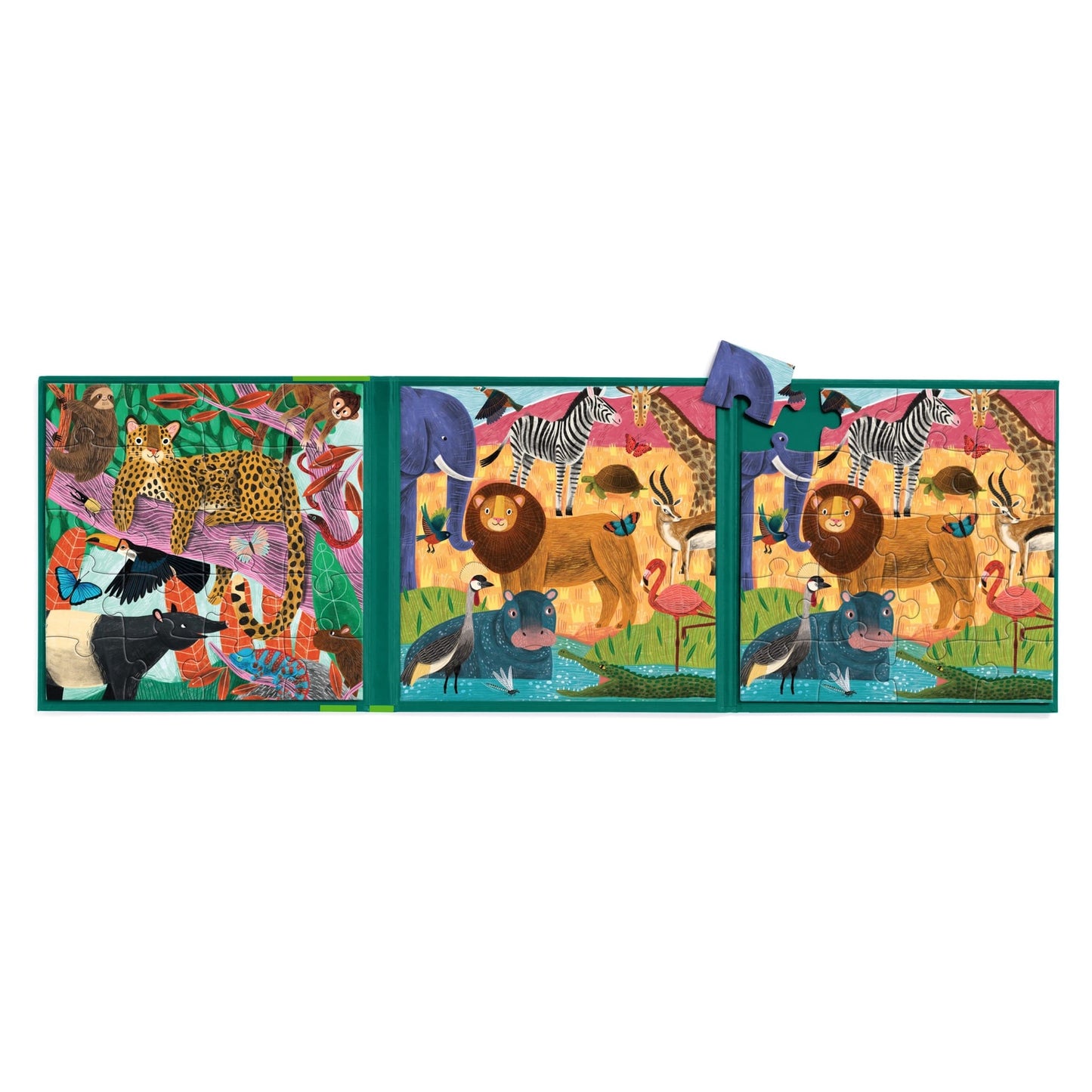 Jungle & Safari Magnetic Puzzle | Mudpuppy