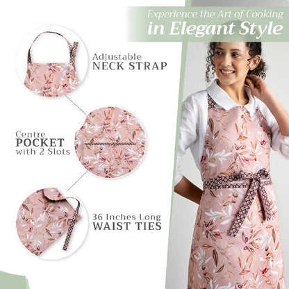 Nyons Cotton Apron | Maison d'Hermine