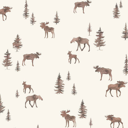 Moose Print Jumpsuit | Babymood Norway