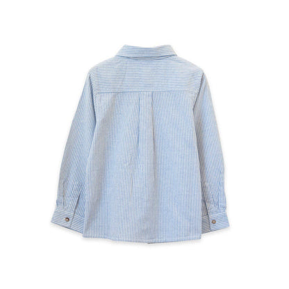 Collar Shirt - Blue Stripe | Beet World