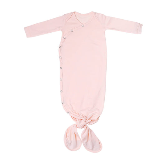 Blush Newborn Knotted Gown | Copper Pearl