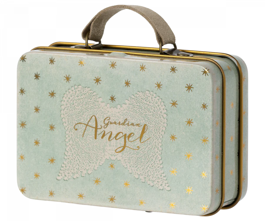 Guardian Angel Mouse in Suitcase | Maileg