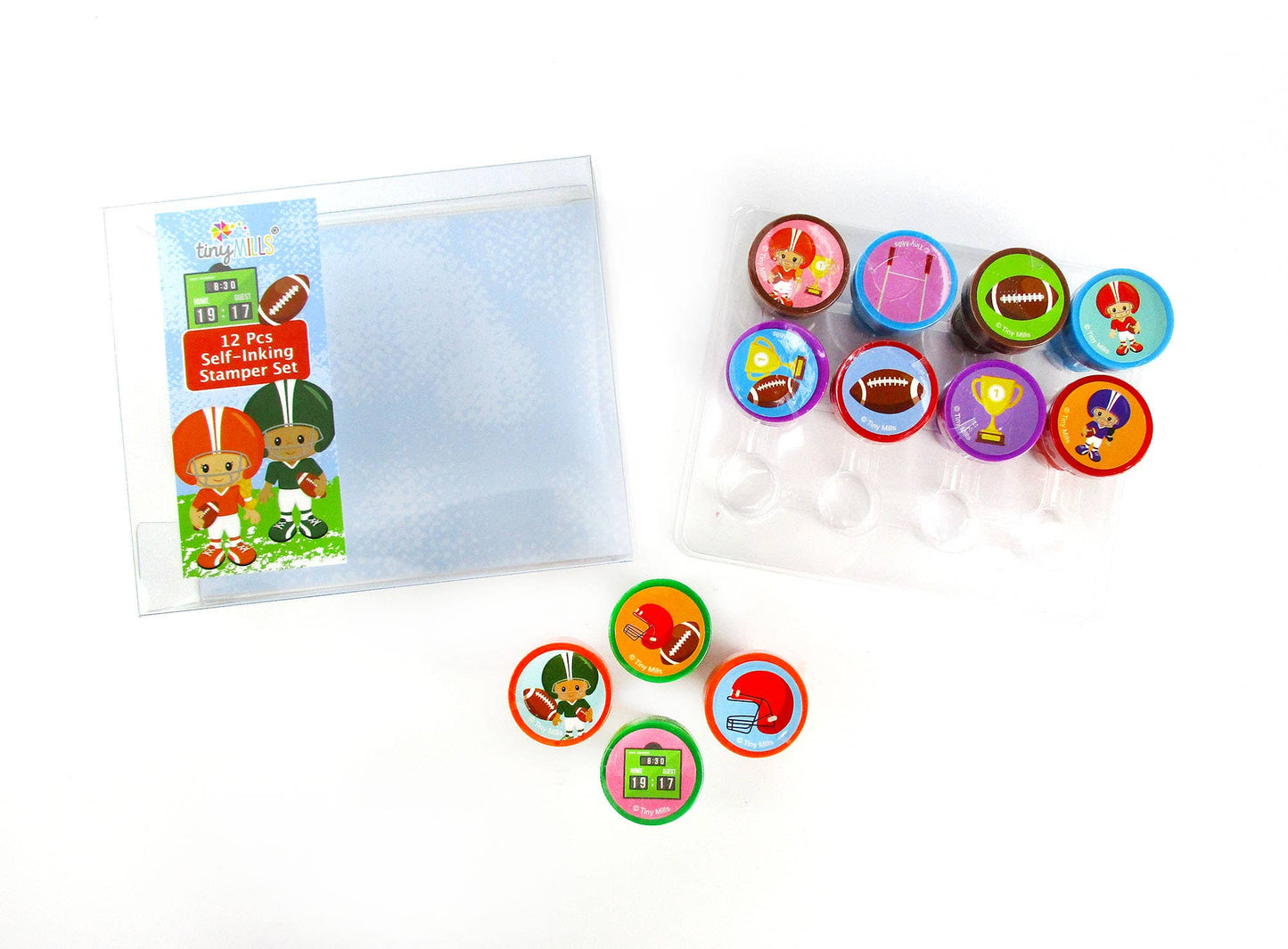 Football Stamp Kit | Tiny Mills