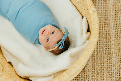 Robin Ribbon Baby Bow | Copper Pearl