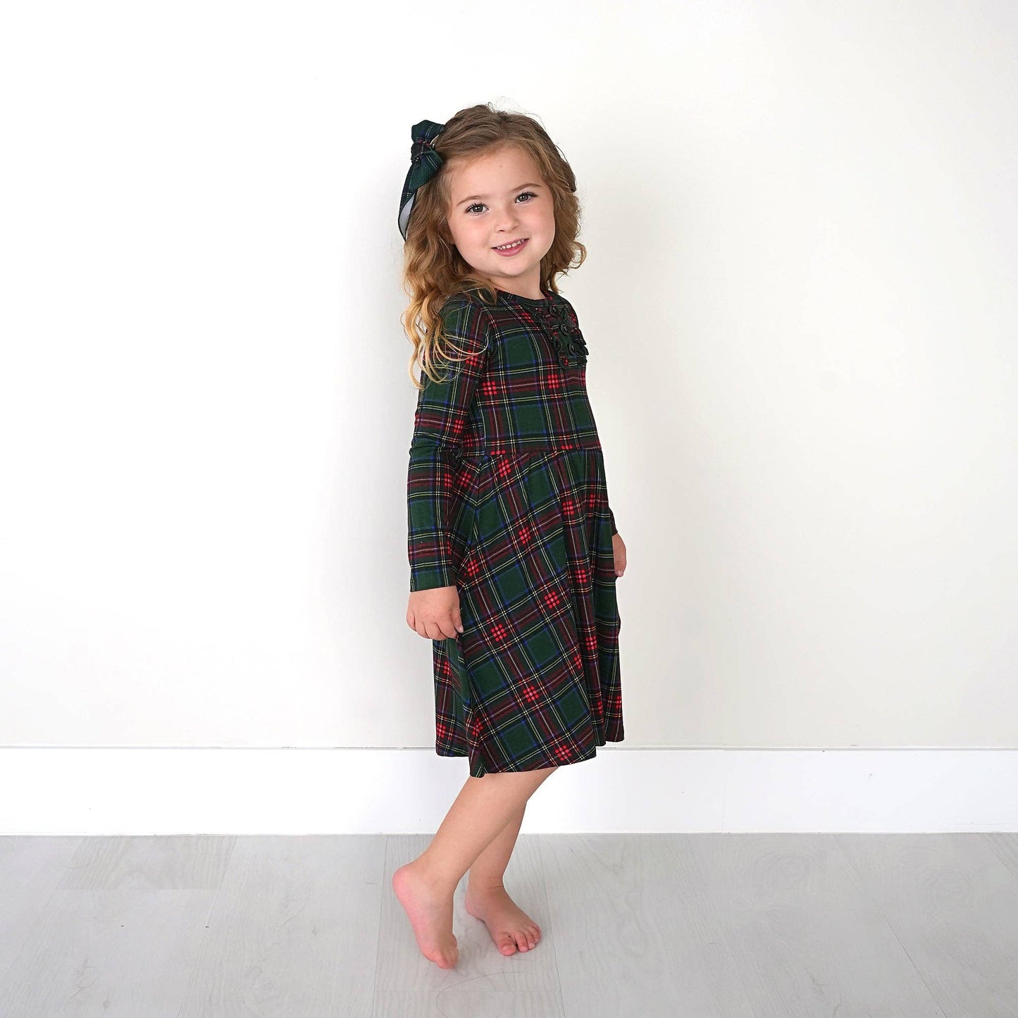 Kane Tartan Bamboo Dress | Gigi & Max