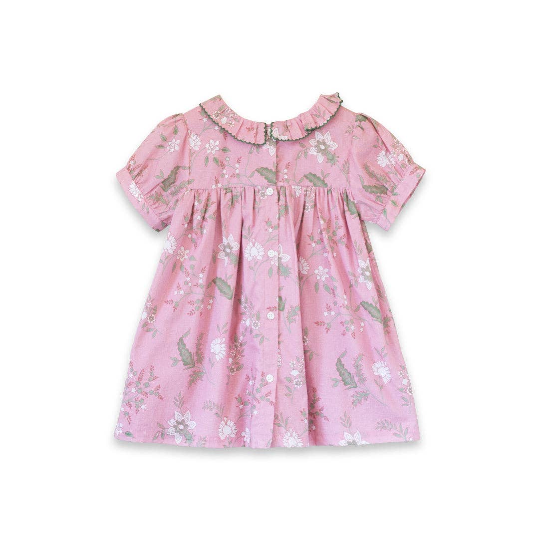 Pink and Green Fern Emily Dress | Beet World