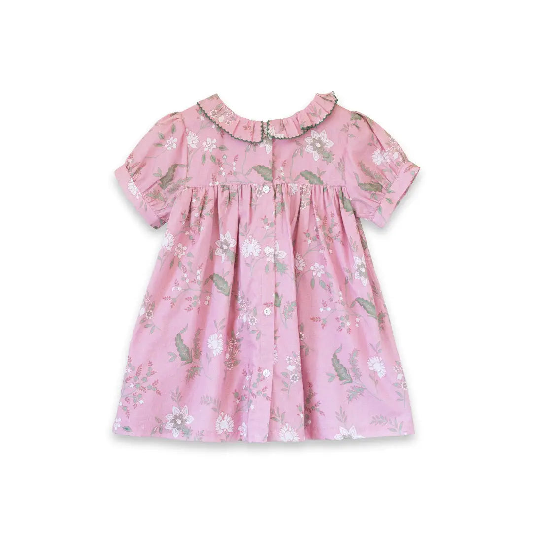 Pink & Green Fern Emily Dress | Beet World