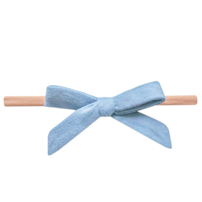 Robin Ribbon Baby Bow | Copper Pearl