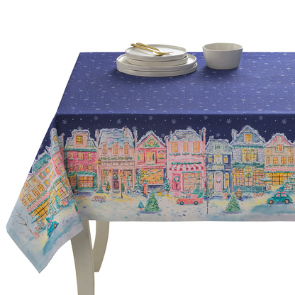 Christmas Market Tablecloth | Maison d'Hermine