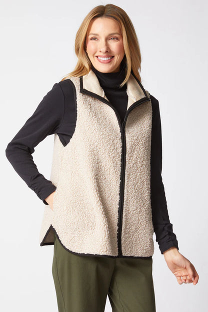 Reversible Sherpa/Faux Suede Vest | Habitat Clothing