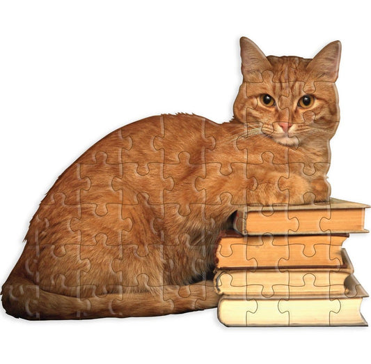 Cat Reader Jiggie Puzzle | Gibbs Smith