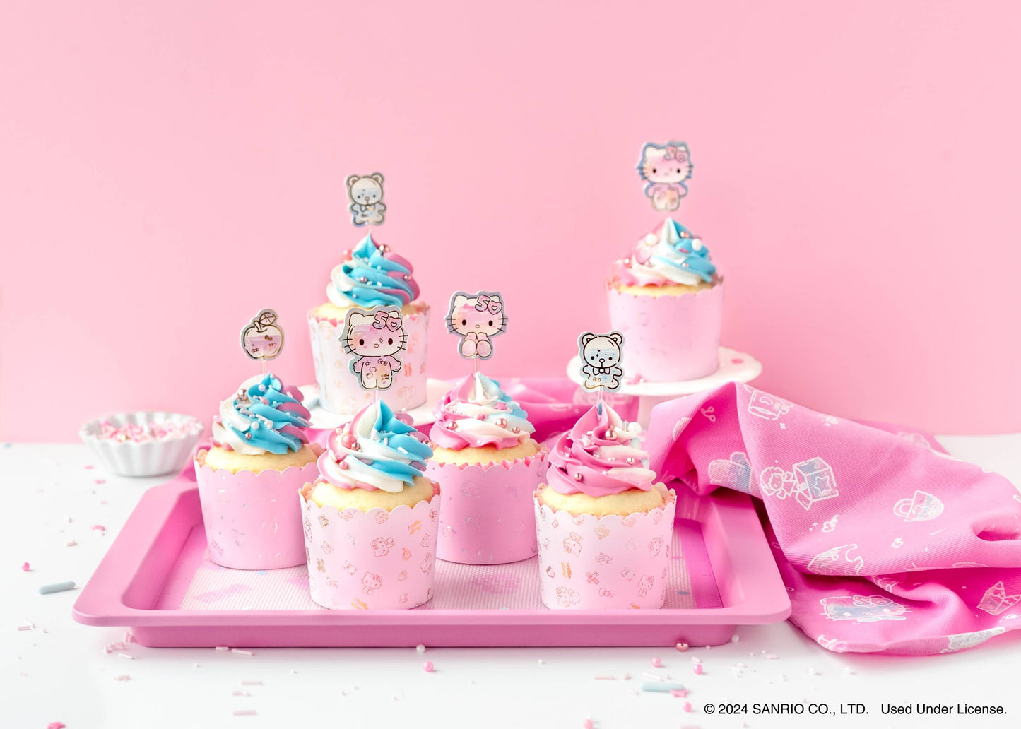 Hello Kitty® 50th Anniversary Cupcake Party Set | Handstand Kitchen