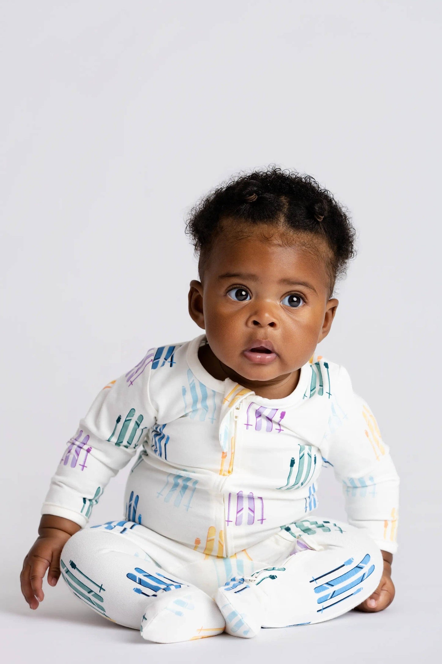 Ski Gear Romper | Monica + Andy