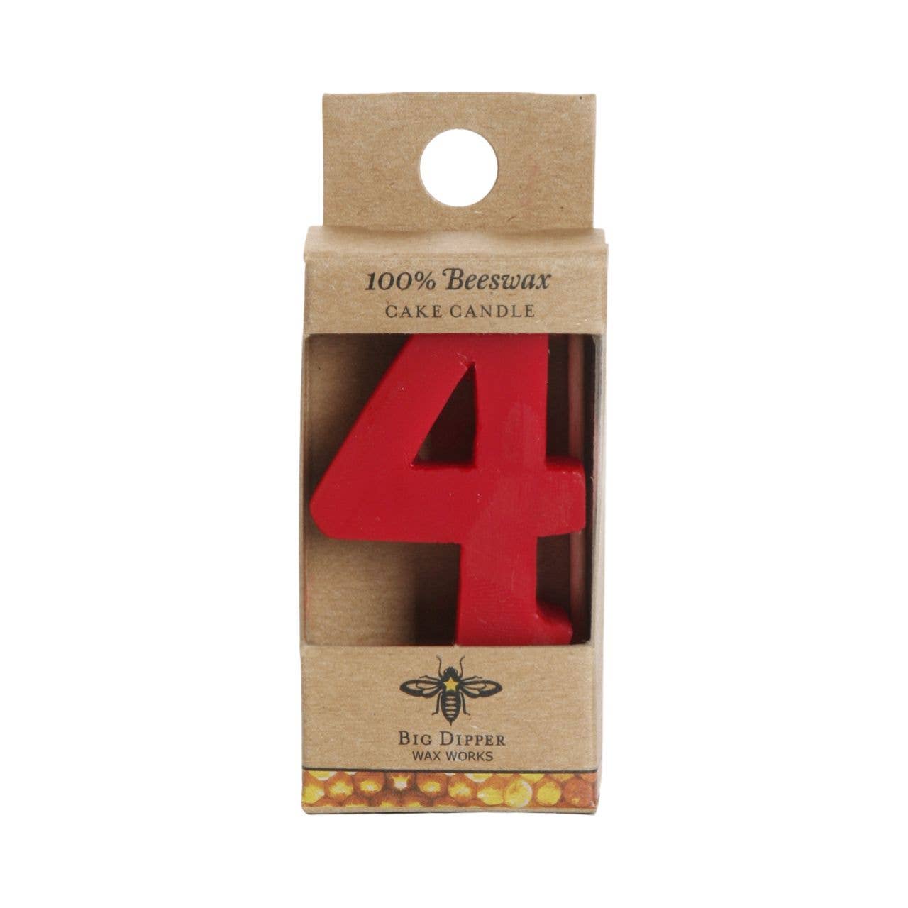 Birthday Number Cake Candles (Various) | Big Dipper Wax Works