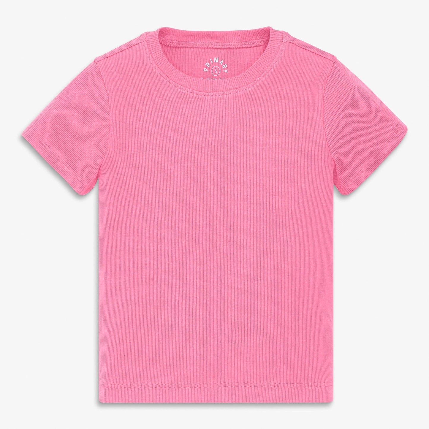 Basic Ribbed Tee | Primary