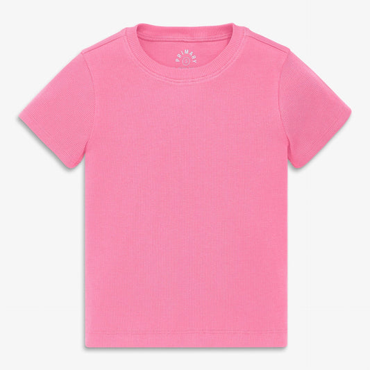 Basic Ribbed Tee | Primary