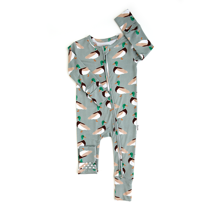 Wilder Duck Bamboo Romper | Gigi & Max
