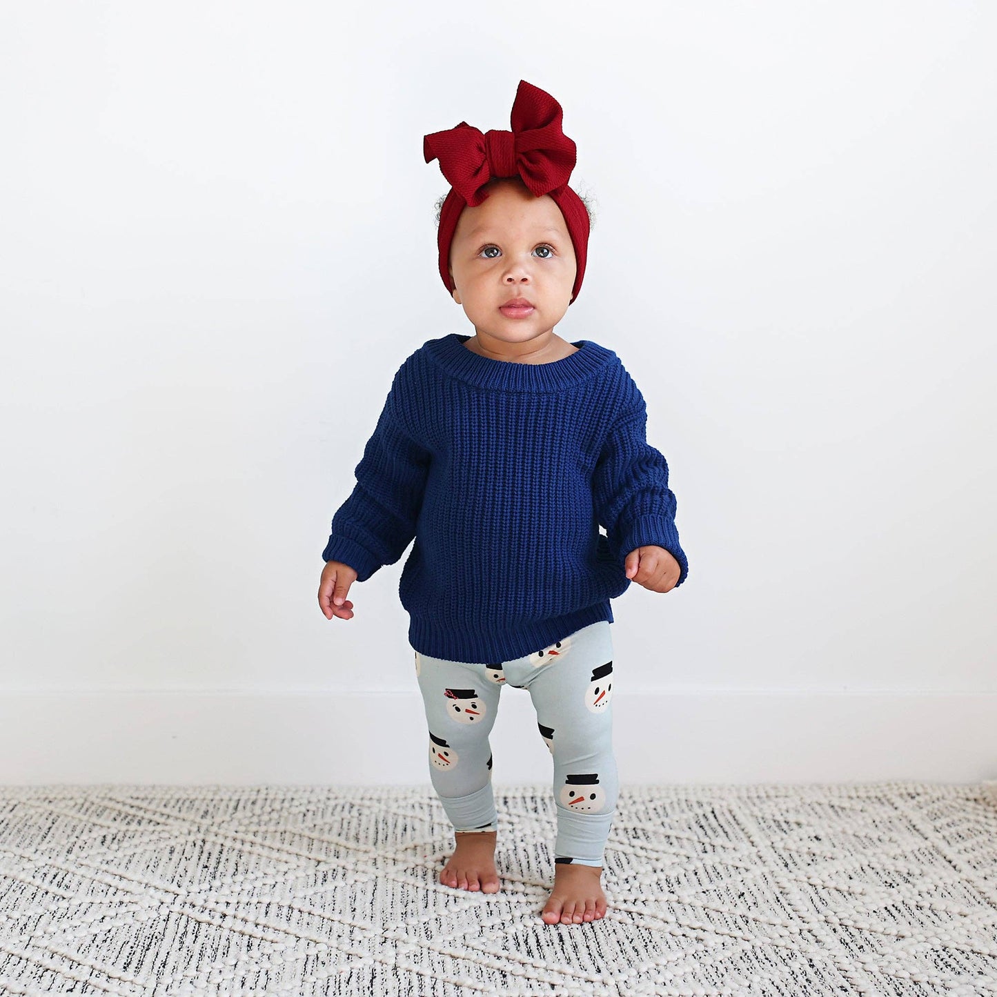 Navy Knit Sweater | Gigi & Max